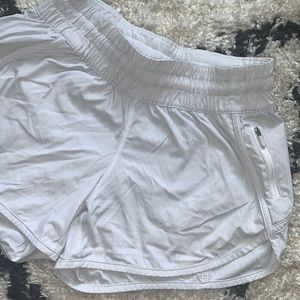Size 6 lululemon tracker shorts!